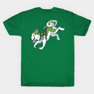 Green Husky Running T-Shirt